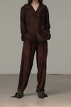 MUTEDANCE embroidered printed and dyed trousers MD21SS46